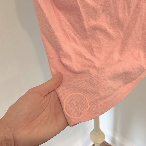 Light Pink Delta Zeta T Shirt w/ DZ Letters - Picture 8 of 8